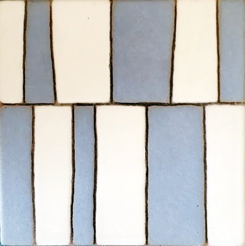 modern Thatch blue and white kitchen tile