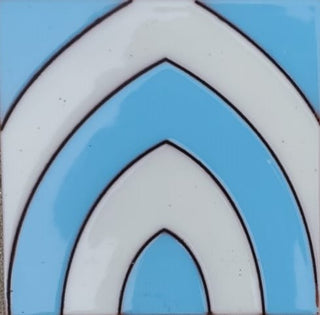 Arches Modern Geometric Deco Pool Tile 6x6  (Per Box 26 pcs)