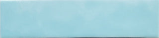 Light blue hand glazed zellige porcelain tile