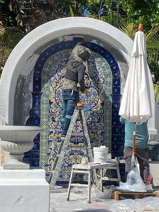 Custom Exedra Tile Mural – Project Inquiry (Casa del Herrero)