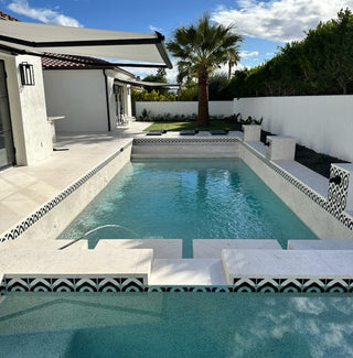 Arches Modern Deco Pool Tile 6x6