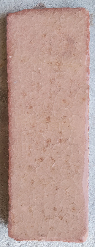 Handmade Black Brick Tile – Glazed Red Clay, 40 pcs (~5.3 sq ft per box)
