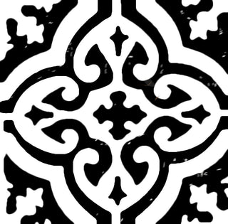 Ellipse  6x6 Handmade Ceramic Tile – Modern Geometric Design