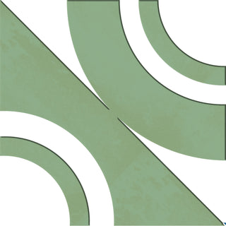 Luza Geometric Modern Hand-Glazed Ceramic Tile
