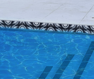 Luza Geometric Modern Hand-Glazed Ceramic Tile