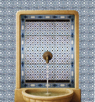 Over Stock Sale - 6x6 Hand-Painted Simple Marakesh Islamic Star Tile