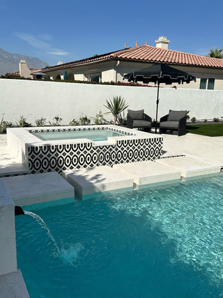 Arches Modern Deco Pool Tile 6x6