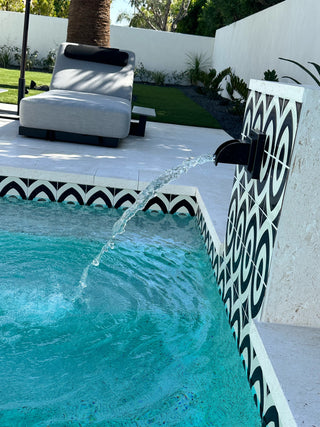 Arches Modern Deco Pool Tile 6x6