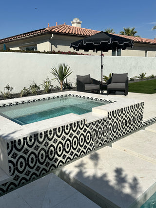 Arches Modern Deco Pool Tile 6x6