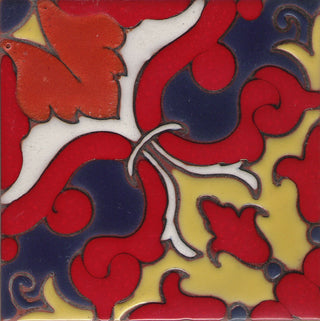 Sidus Handmade Spanish Revival & Mediterranean Ceramic Tile – 6" × 6" (25 Tiles per Box)