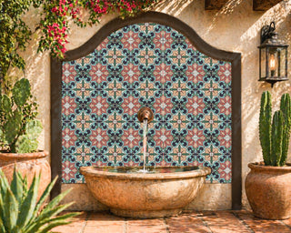 Sidus Handmade Spanish Revival & Mediterranean Ceramic Tile – 6" × 6" (25 Tiles per Box)