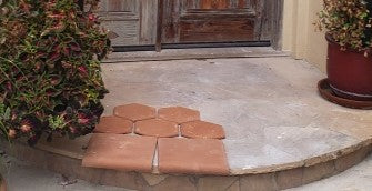 Lincoln Quarry Tile Pavers - Spanish Red