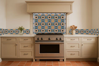 Sidus Handmade Spanish Revival & Mediterranean Ceramic Tile – 6" × 6" (25 Tiles per Box)