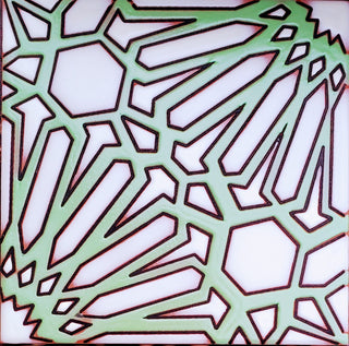 StarBurst Handmade Modern Geometric Ceramic Tile – 6"×6" (26 Tiles per Box)