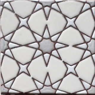 Moorish Star Geometric Pattern  - 6"x6"  (Per Box 26 pcs)