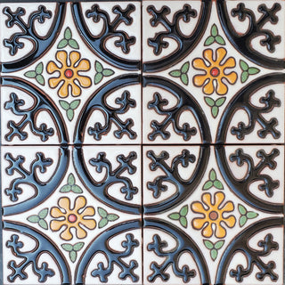 Hand Print Deco Tile 6x6 - Evie.Shop