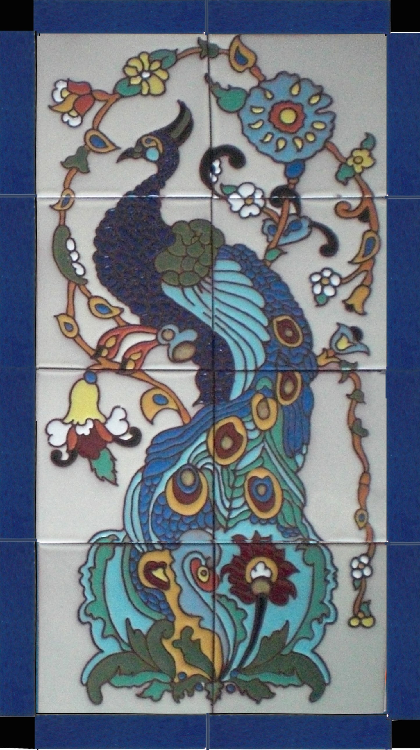 Catalina Peacock Mural
