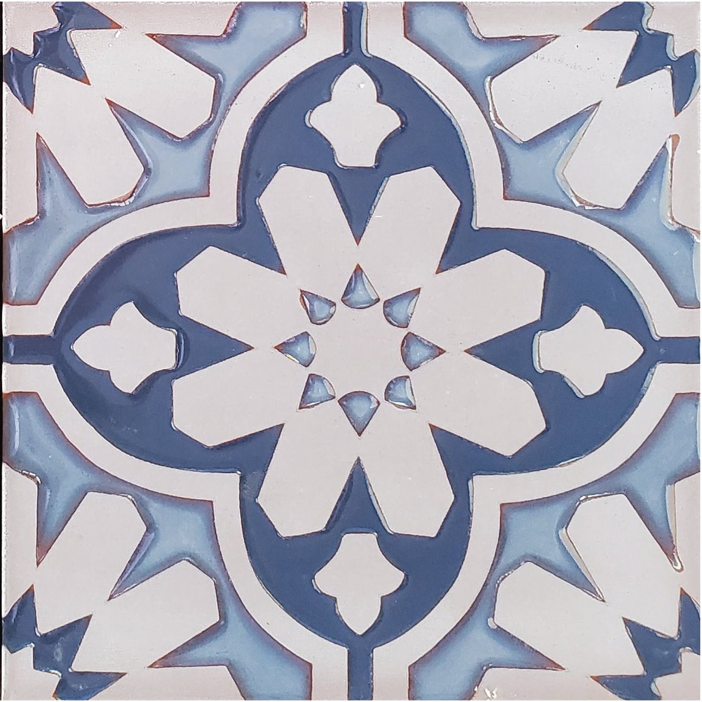 Carara Modern Deco Pool Tile 6x6