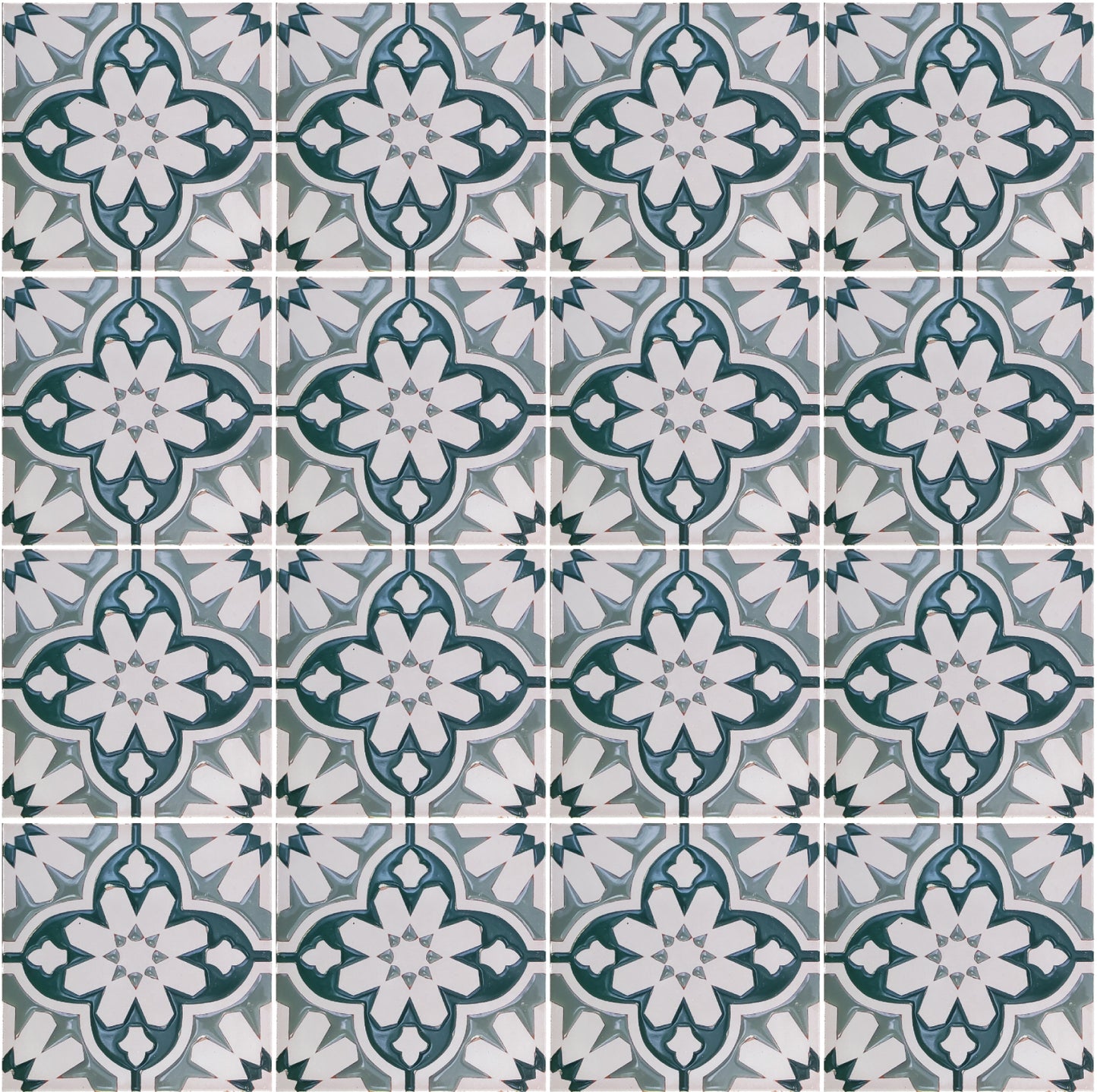 Carara Modern Deco Pool Tile 6x6