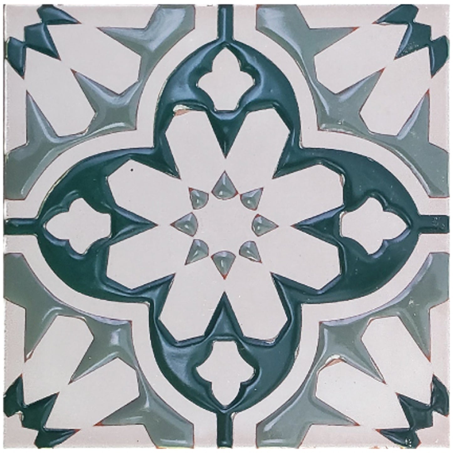 Carara Modern Deco Pool Tile 6x6