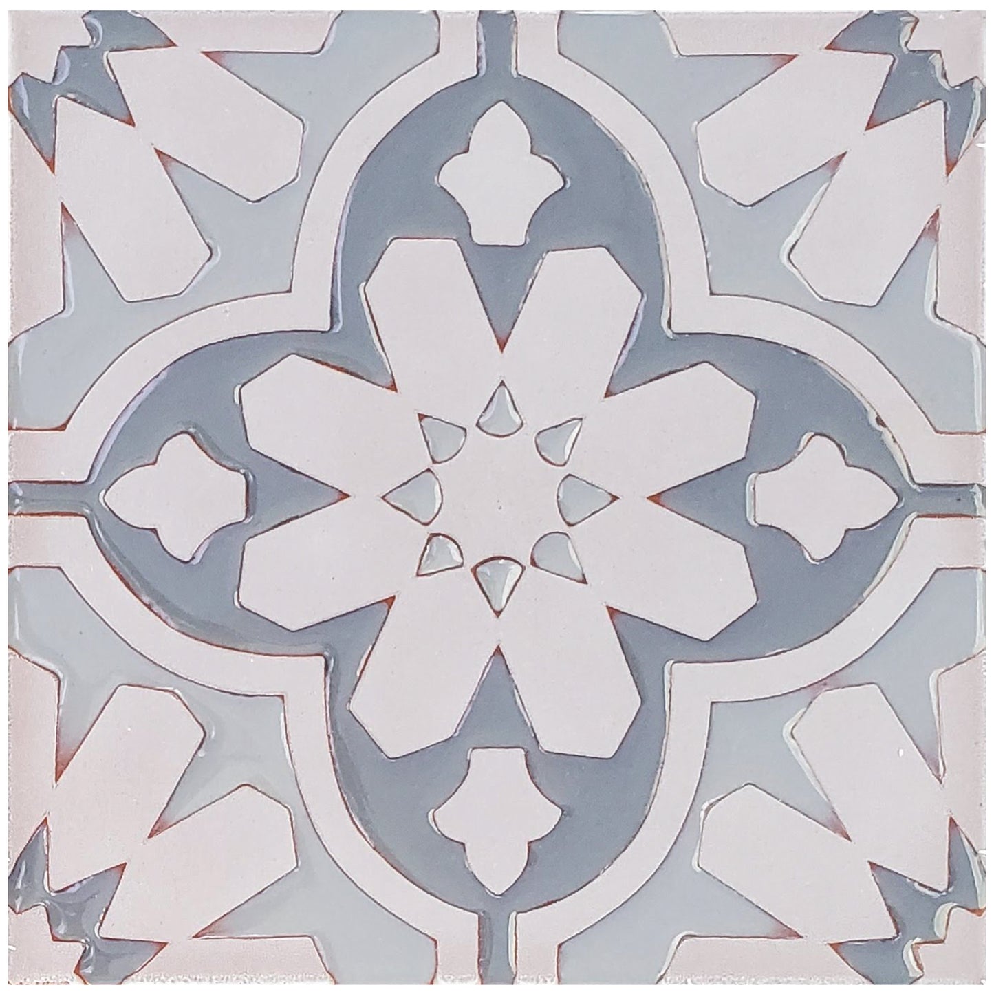 Carara Modern Deco Pool Tile 6x6