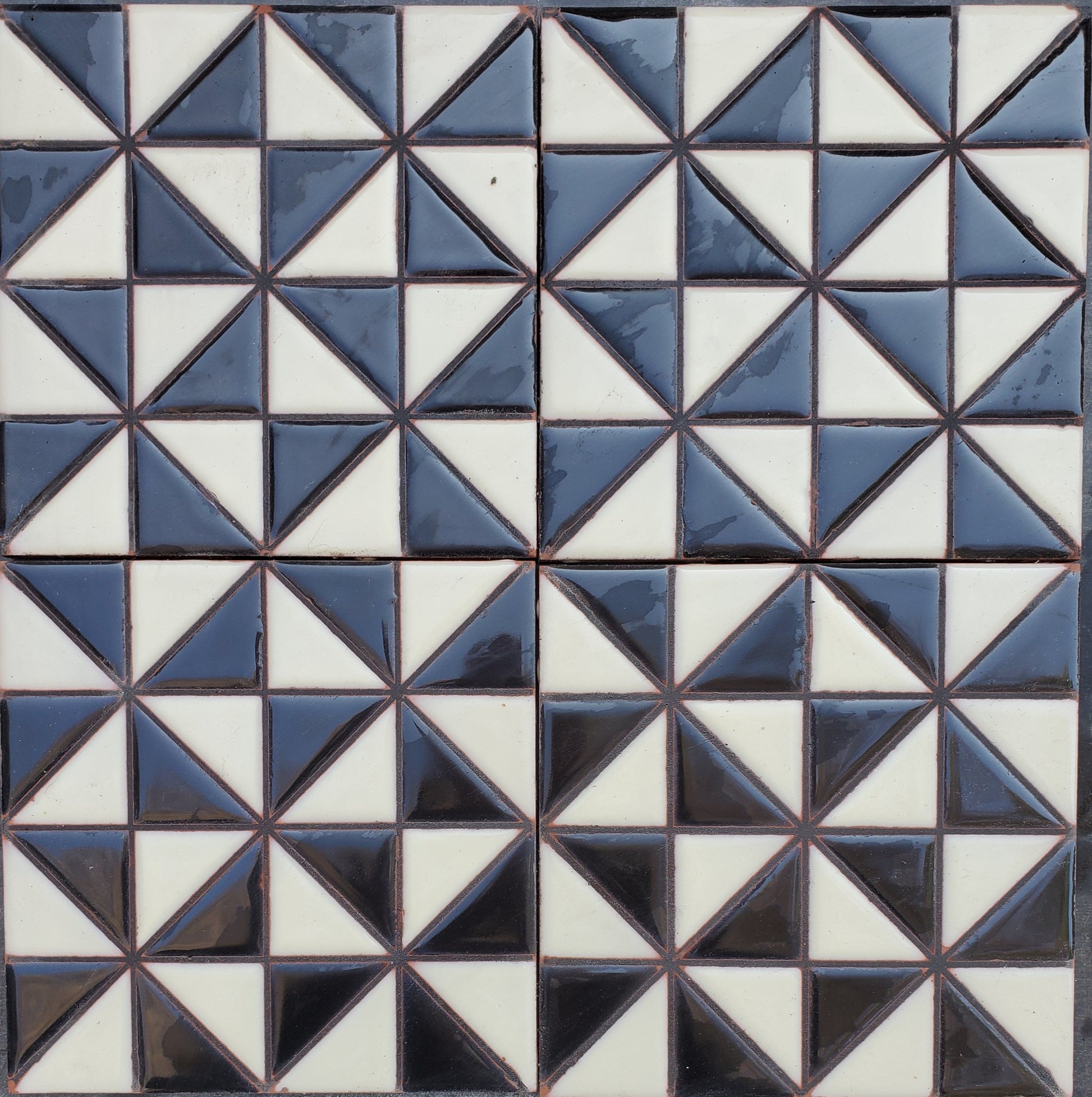 Pinwheel Modern Deco Tile 6x6 - Evie.Shop