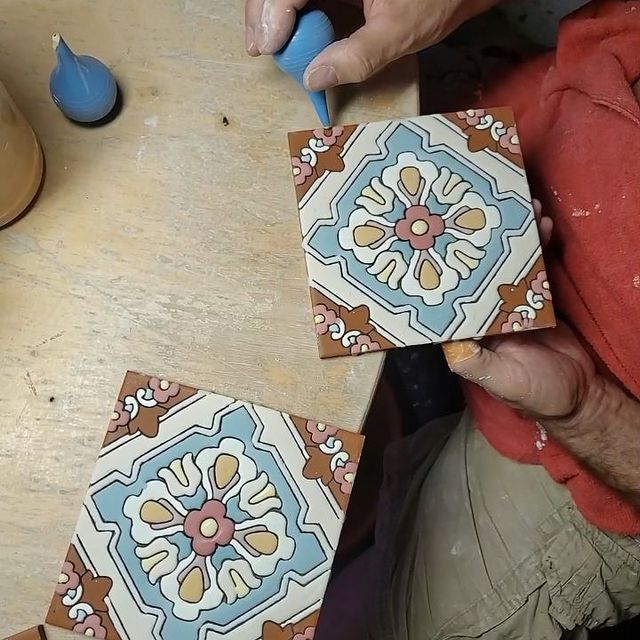 Custom Deco Tile 6x6 - Mildred