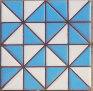 Pinwheel Modern Deco Tile 6x6