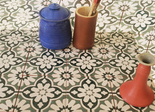 Carara Modern Deco Pool Tile 6x6